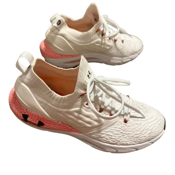 Under Armour HOVR Phantom 2 Running Shoes – Size 11 – White/Coral - Picture 1 of 8